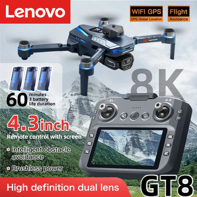 Drone Photogrammetry - Lenovo GT8 Drone 8K Profesyonel Çift