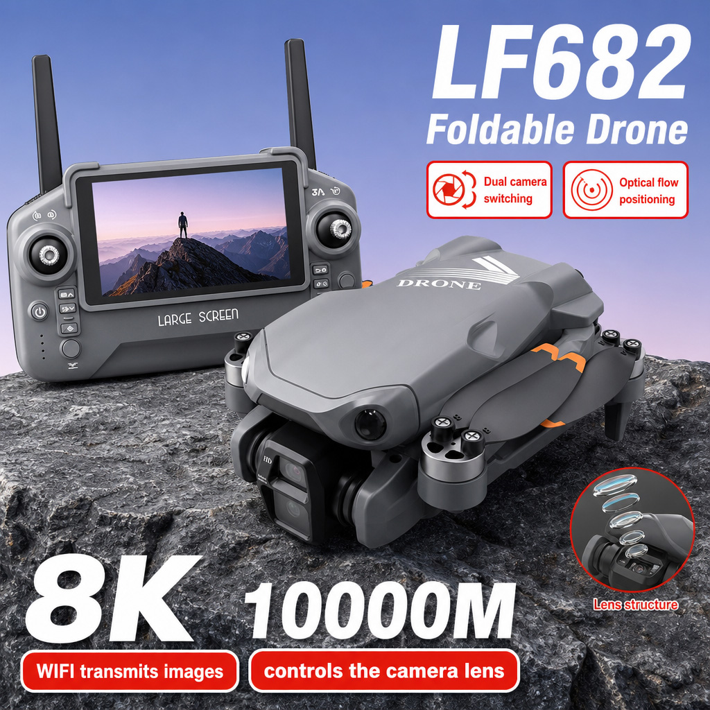 Drone Aerial Photography - Hava Fotoğrafı LF682 Drone 8K HD