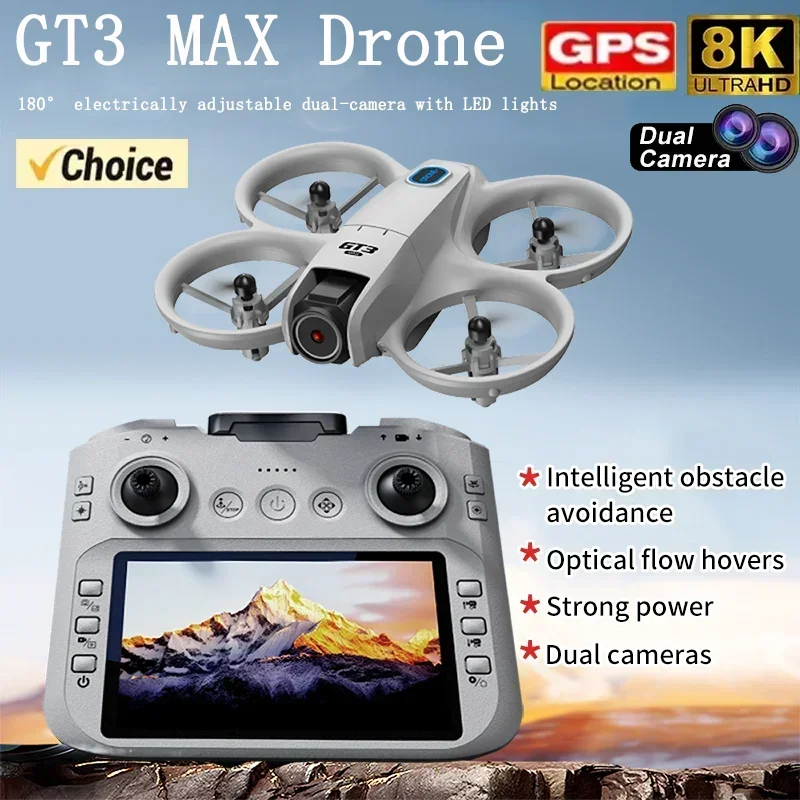 Drone Photogrammetry - 2026 YENİ GT3 Mini LED'li Katlanabilir