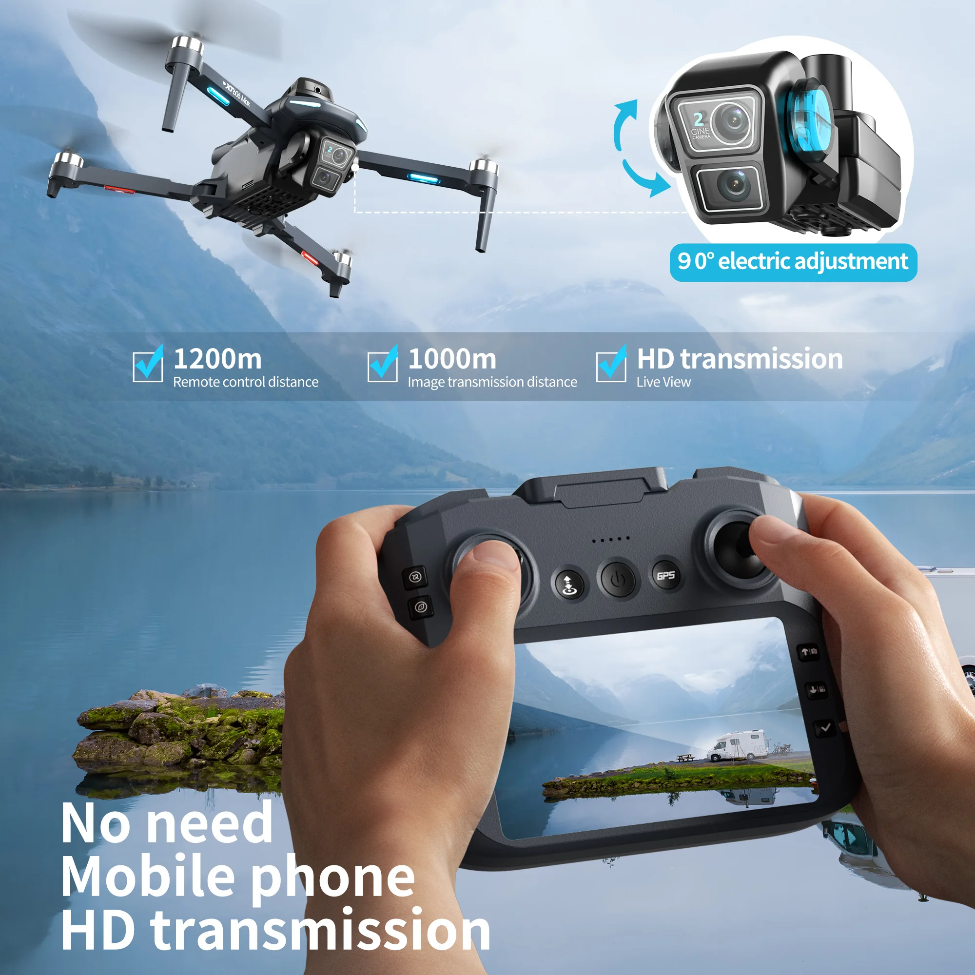 Lenovo XT606 Drone Profesyonel - Drone Photogrammetry incelemesi ve fiyatı