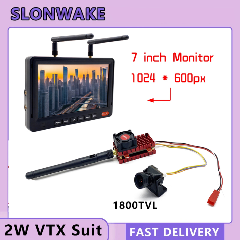 SLONWAKE 5.8G 2W VTX FPV 1800T - Drone Aerial Photography incelemesi ve fiyatı