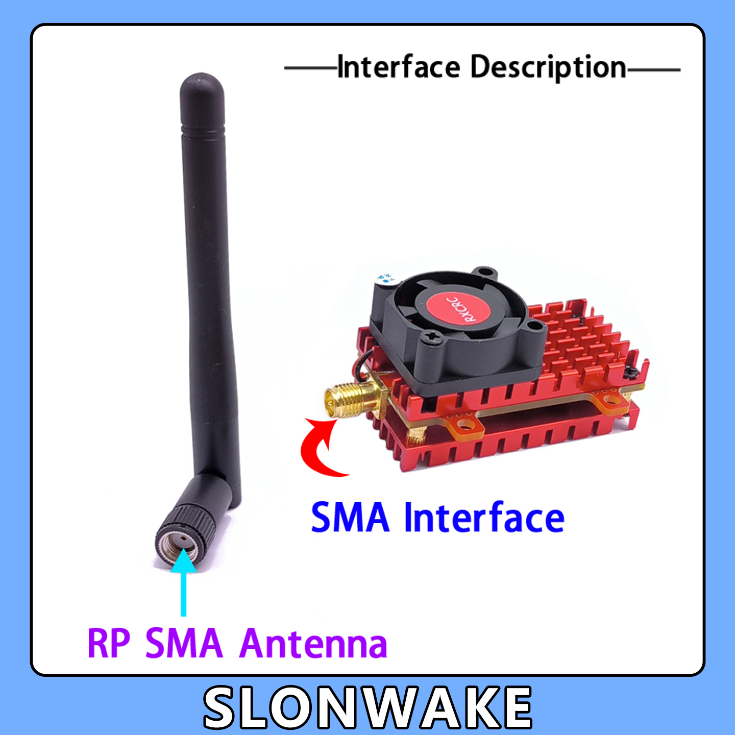 SLONWAKE 5.8G 2W VTX FPV 1800T - Drone Aerial Photography incelemesi ve fiyatı