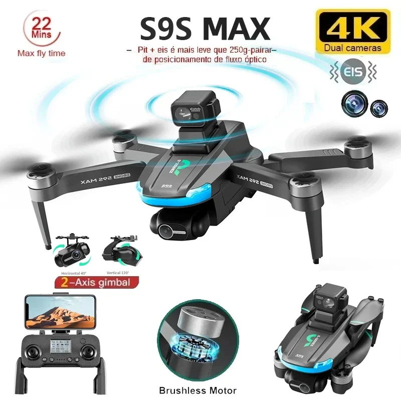 YENI S9S MAX MINI Drone 4K 2 E - Drone Aerial Photography incelemesi ve fiyatı