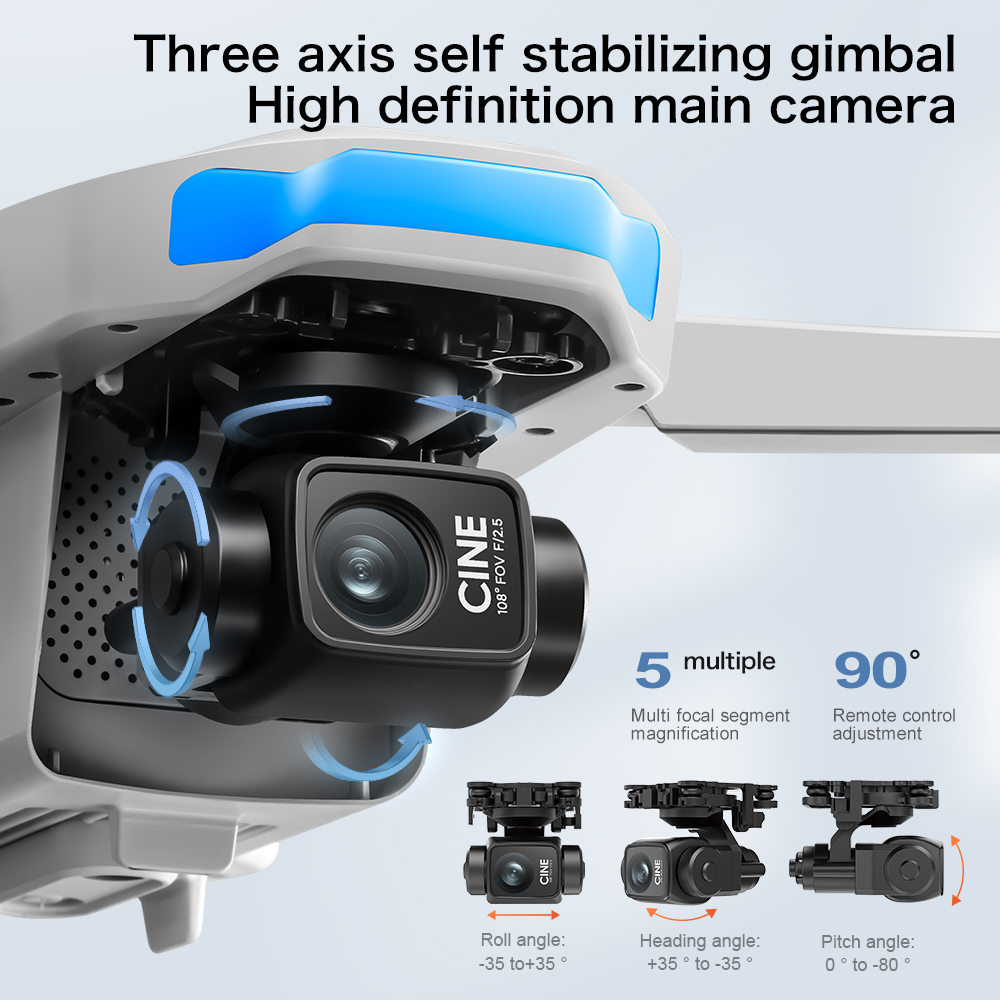S-X1 MAX GPS Drone, 3 Eksenli  - Drone Thermal Imaging incelemesi ve fiyatı