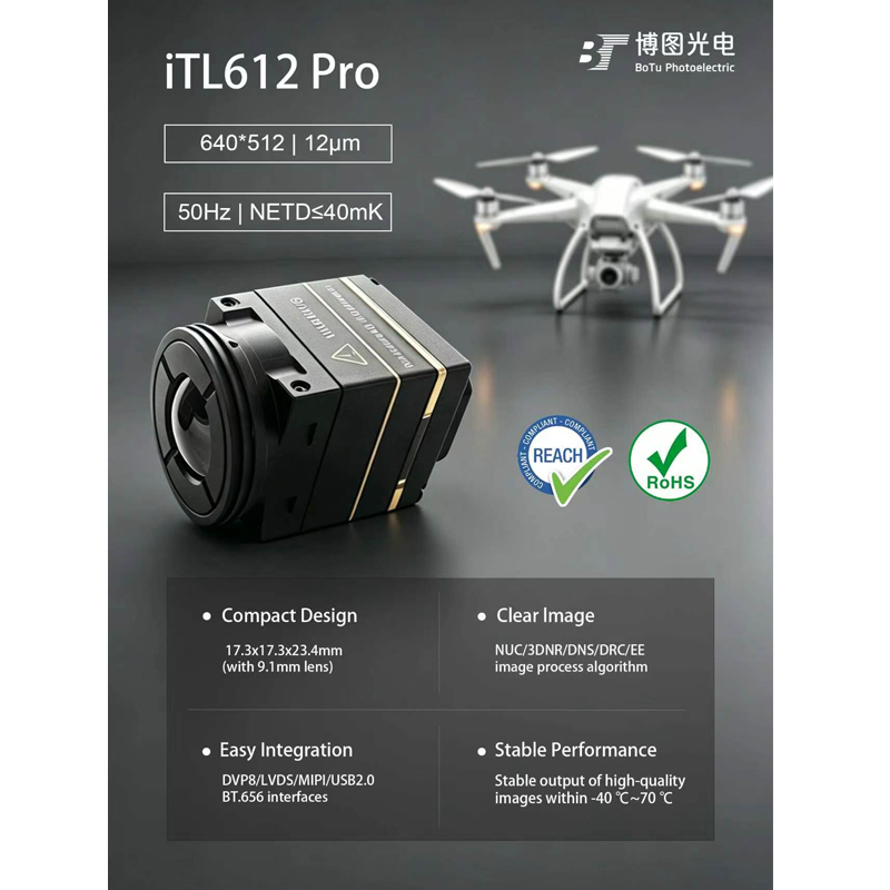 Itl612 CVBS Mini 640*512 9.1mm - Drone Thermal Imaging incelemesi ve fiyatı